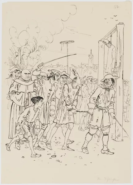 Rudolf Schlichter — Exécution publique de l'