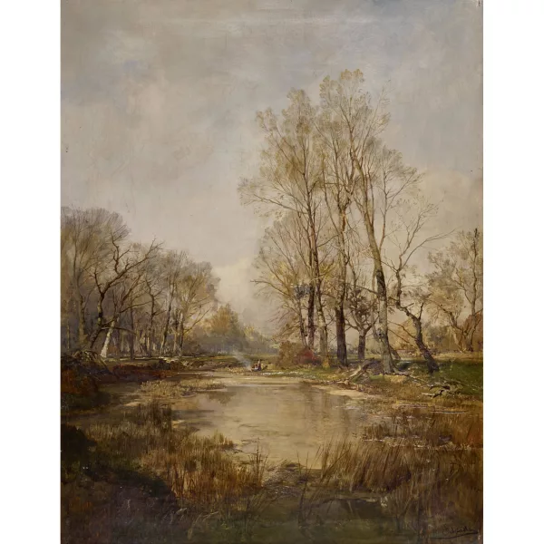 Emil Jakob Schindler — « Dans les prairies du Prater ».