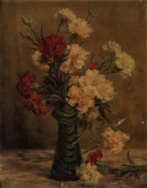 Gustave Bienvêtu — Vase de fleurs