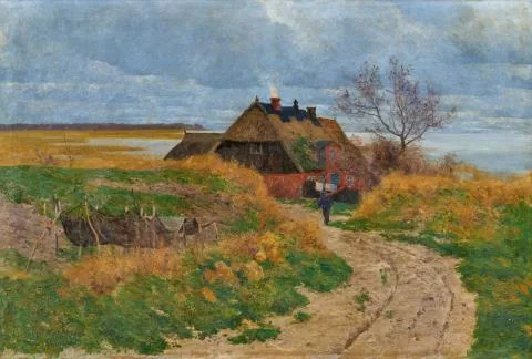 Paul Müller-Kaempff — Einsames Fischerhaus (Fischerhaus am Bodden)