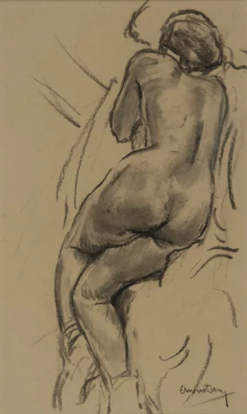 Erwin Lang — Nu de dos