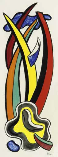 Fernand Léger — Project composition N° G 325, bis murale