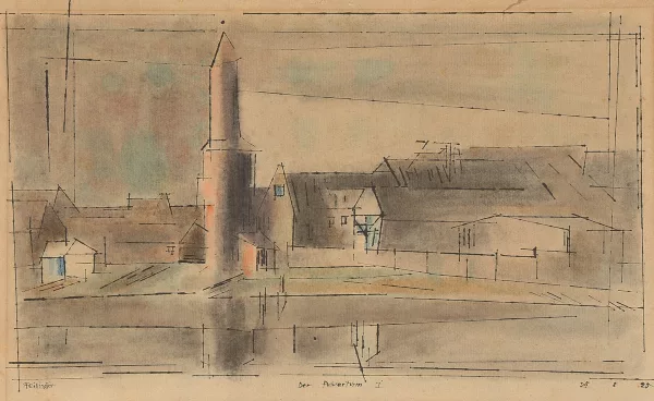 Lyonel Feininger — Der Pulvertrum I, 1925
