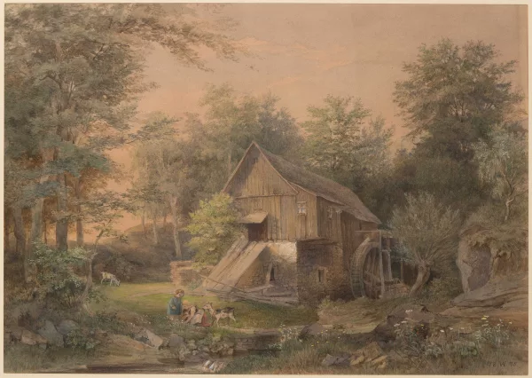 Alfred Wagner — Mühle in Lochwitz bei Dresden