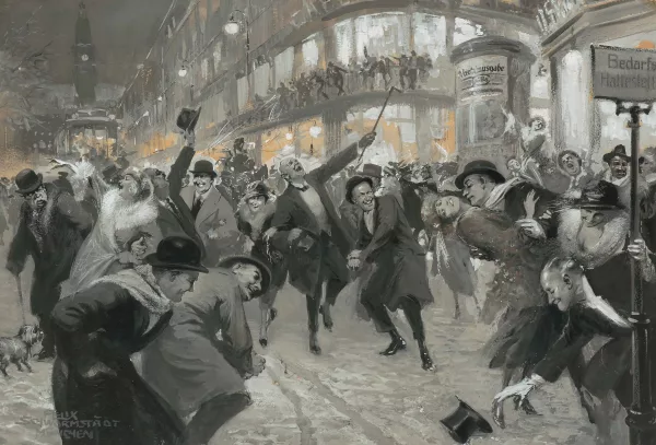 Felix Schwormstädt — Feiern auf der Strasse