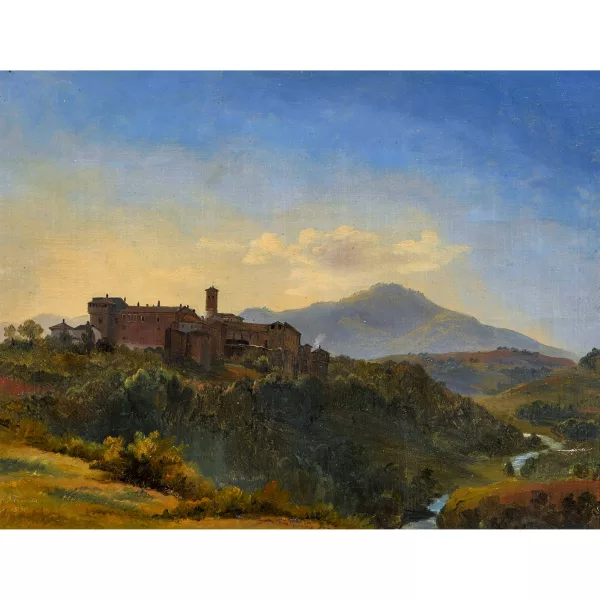 Johann Martin von Rohden — Attribué à JOHANN MARTIN VON ROHDEN — "Grotta Ferrata".
