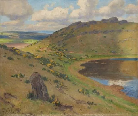 Fritz von Wille — Ginsterblüte am Mosenberg