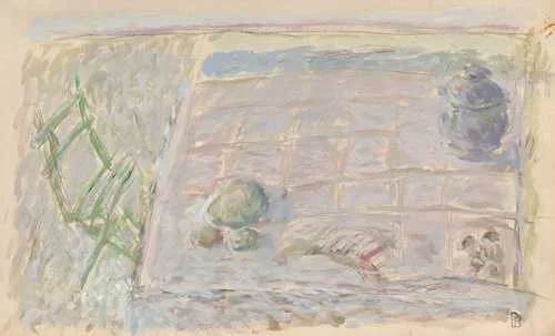 Pierre Bonnard — Stillleben auf einem Terrassentisch, um 1939
