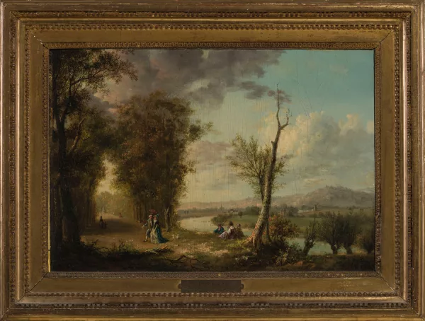 Pierre Joseph Petit — Paysage animé,