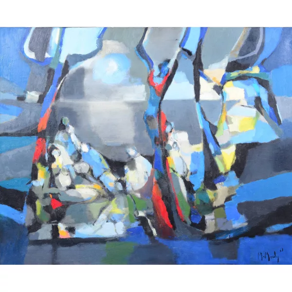 Marcel Mouly — "Baigneuse au clair de lune".