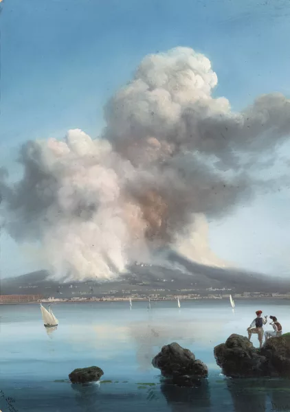 Gaetano Dura — Eruption de l'Etna