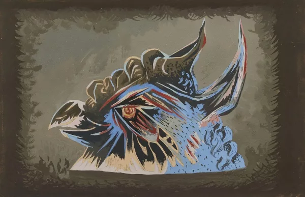 Jean Lurçat — Tête de griffon