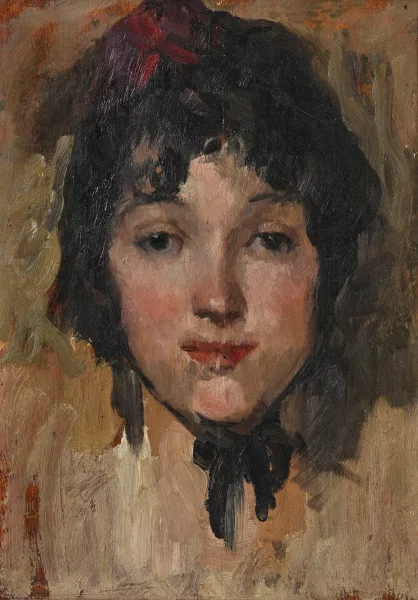 Gian Emilio Malerba — Portrait de jeune fille