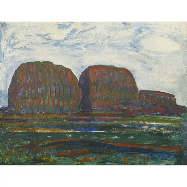 Piet Mondrian — "Haystacks III".
