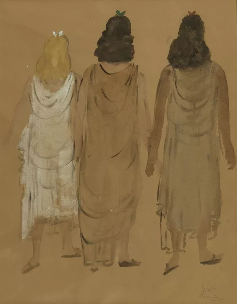 Reuven Rubin — I tre uccelli