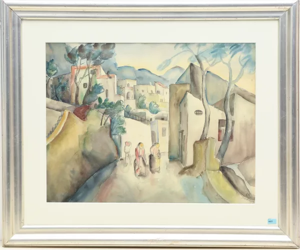 Oskar Gawell — Gasse in Positano