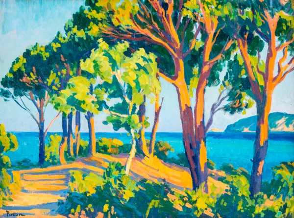 Henri Person — Paysage près de St-Tropez,