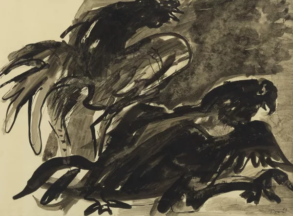Edouard Pignon — Combat de coqs