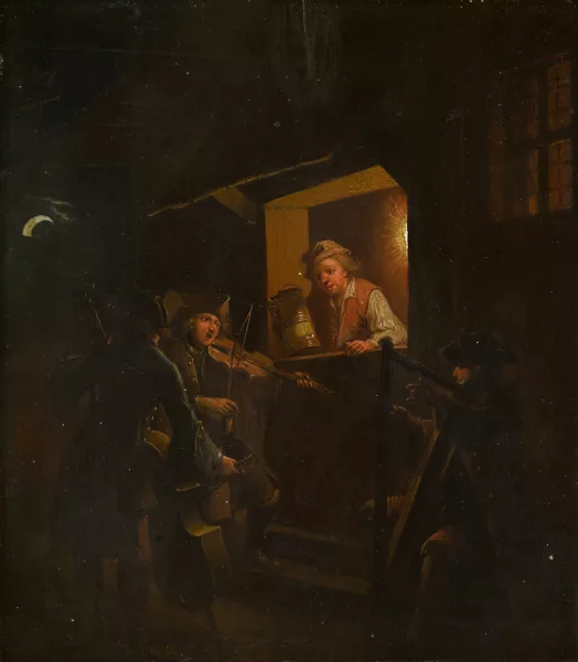 Carl Friedrich Moritz Müller — Umkreis Strassenmusikanten