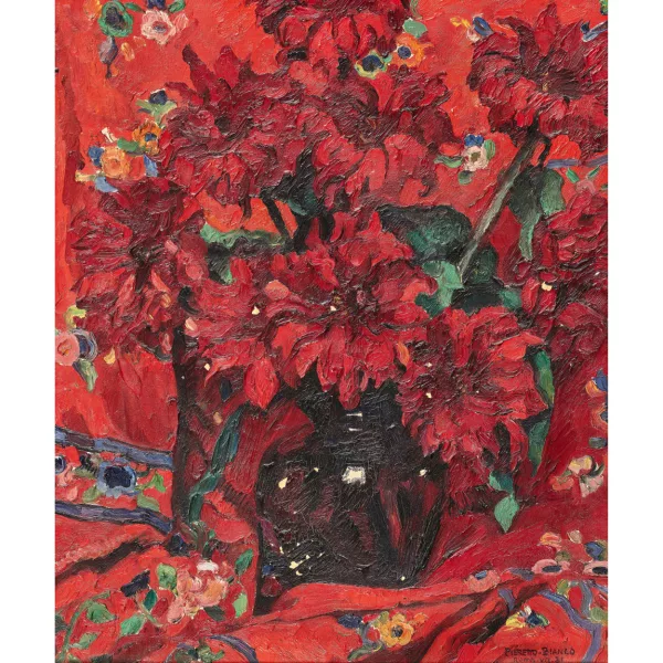 Pietro Bortoluzzi — Vaso con fiori
