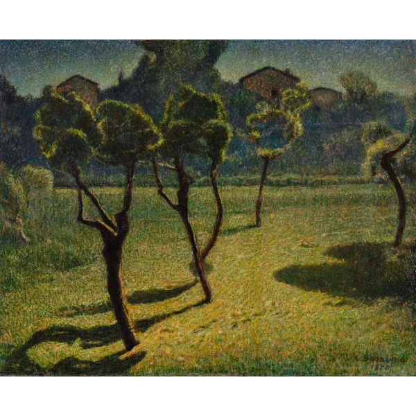Angelo Barabino — "Sole sul prato".