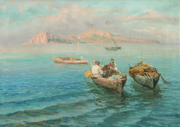 Fausto Giusto — Fischer vor Capri