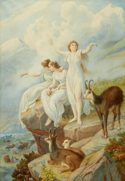 Leopold Bode — Die drei seligen Jungfrauen