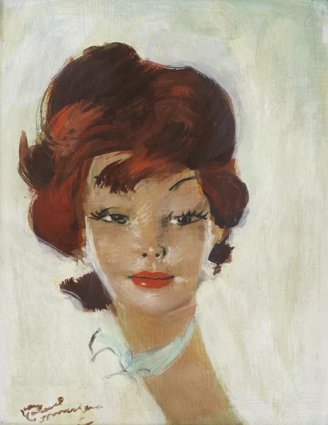 Jean-Gabriel Domergue — Portrait d'une élégante