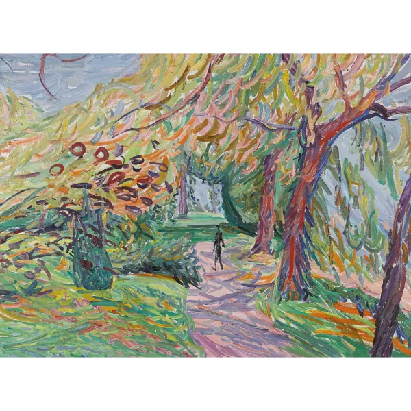 Émile Sabouraud — "Le jardin de marguerite".