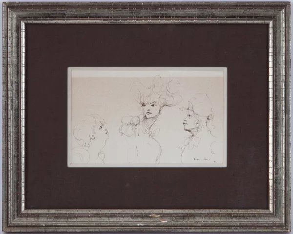 argentinar jatorriko frantses pintorea — Trois personnages