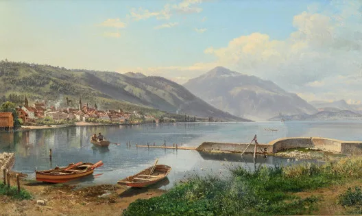 Guglielmo Giusti — Ansicht von Zug, 1896