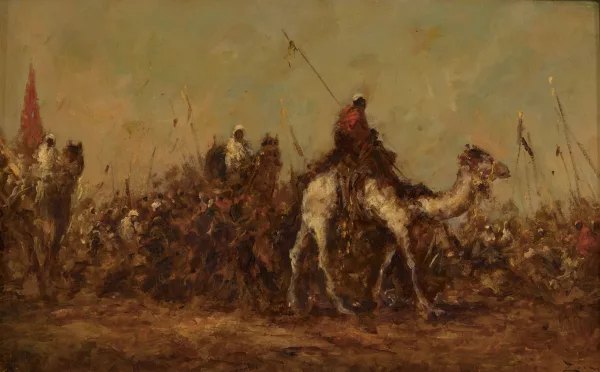 Félix Ziem — "Caravane de chameliers en Orient",