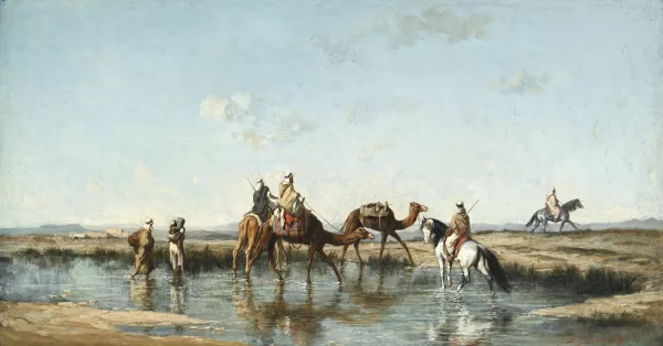 Étienne Billet — Cavaliers et méharistes