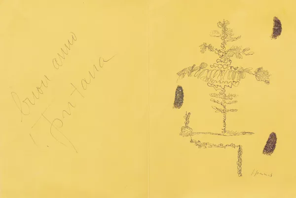 Lucio Fontana — Buon anno