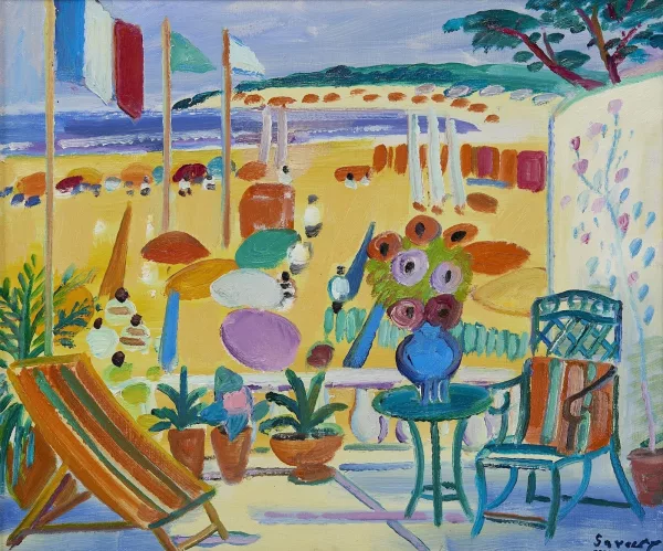 Robert Savary — Balcon en bord de mer