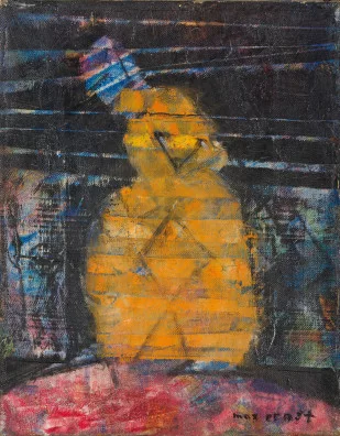 Max Ernst — Projet de monument à W. C. Fields, 1957
