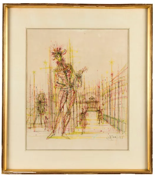 Jean Carzou — La fête foraine