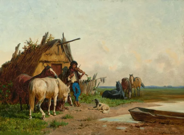 Franz Quaglio — Scena della Puszta