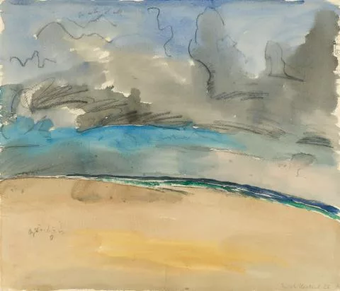 Erich Heckel — Wolken am Meer