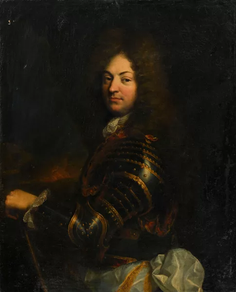 Pierre Mignard — École de Pierre I Mignard — Portrait de François d’Affry (1667–1734) en armure