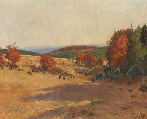 Fritz von Wille — Eifellandschaft (Herbstmorgen)
