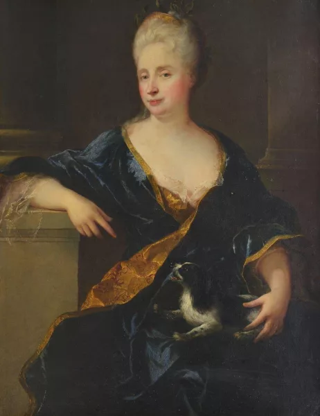 François de Troy — Attribué à François de Troy — Portrait de Madame Anne-Thérèse Marguenat de Courcelles
