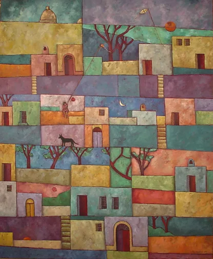 Sylvia Ordóñez — Amanecer, atardecer y anocher del pueblo, 1987