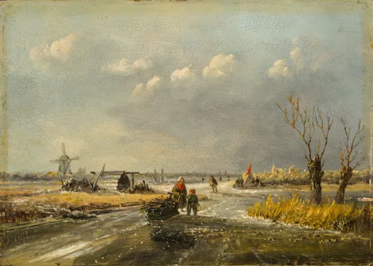 Andreas Schelfhout — Winterlandschaft