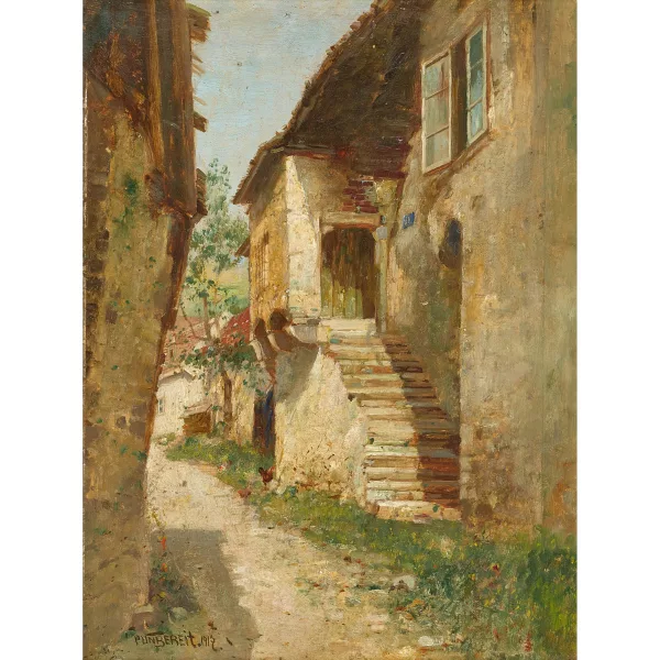 Paul Unbereit — Dorfgasse.