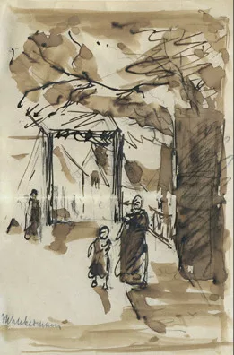 Max Liebermann — Zugbrücke in Haarlem, um 1886