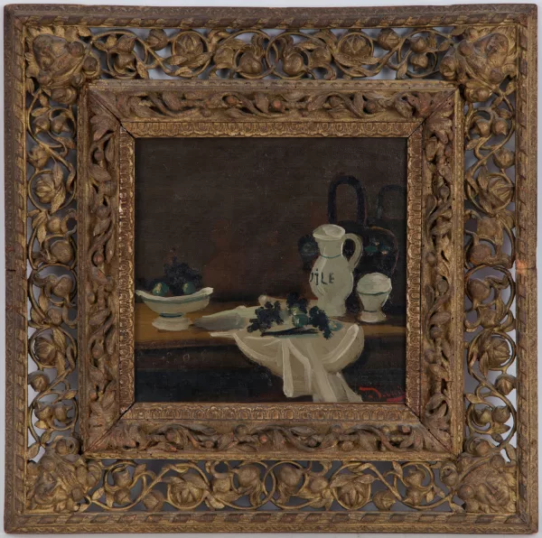 André Derain — Pichet, panier et coupe de fruits