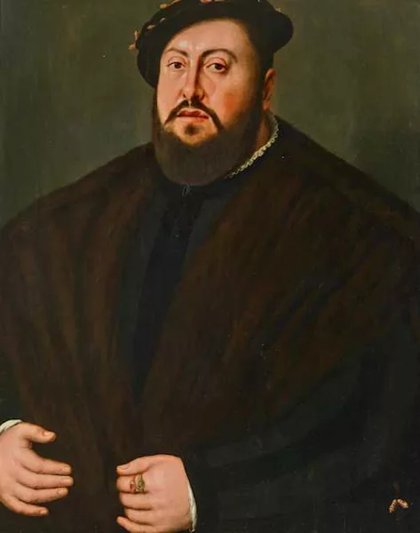 Lucas Cranach l'Ancien — Suiveur de LUCAS CRANACH the Elder — Portrait of Johann Friedrich I. (1503–1554), called the Magnanimous, Elector of Saxony.