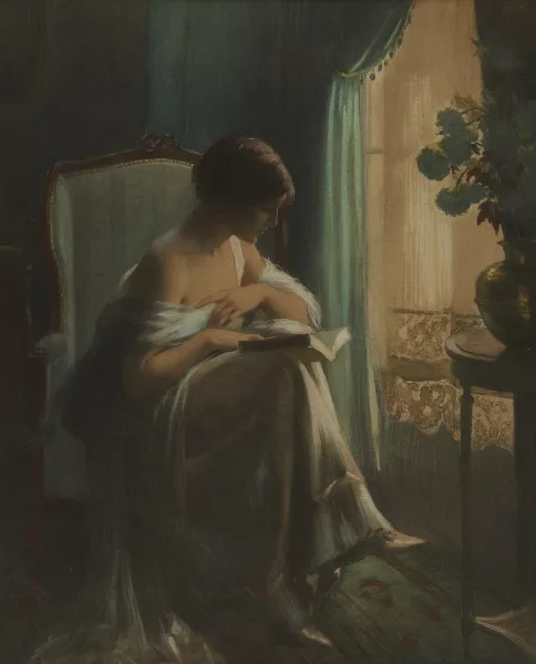 Delphin Enjolras — La liseuse