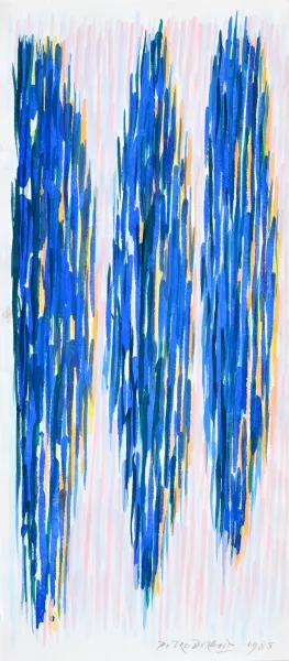 Piero Dorazio — Jeux d'eau (Sans titre), 1985